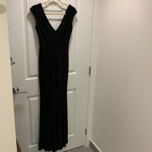 Black formal gown